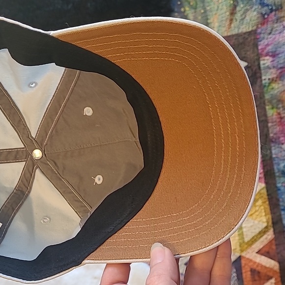 Carhartt Canvas Gray Casual Velcro Baseball Cap Hat - Picture 4 of 7